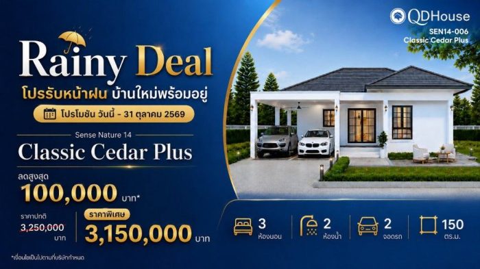 บ้านเดี่ยวชั้นเดียว สวยมาก พร้อมอยู่