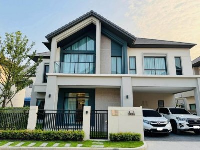 รหัสC7255 ให้เช่าบ้านเดี่ยว 2ชั้น บางกอกบูเลอวาร์ด รามอินทรา-วัชรพล ถนนจตุโชติ บ้านพร้อมให้เข้าอยู่ - รูปที่ 2