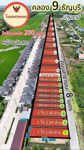 ที่ดิน คลอง 9 ธัญญะ ลำลูกกา ใกล้รังสิตนครนายก คลอง 9 ธัญญะ ฝั่งลำลูกกา ปทุมธานี Tel 062 1574449 - รูปที่ 8
