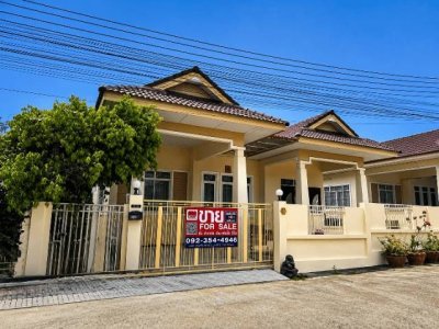 ขายบ้านเดี่ยวชั้นเดียวบางเสร่ ม.นาวีเฮ้าส์ 35 โปร่ง โล่ง สบาย เงียบสงบ พร้อมเฟอร์ พร้อมเข้าอยู่