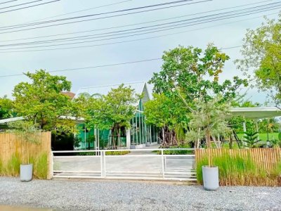 ถนนราชพฤกษ์ 345 ใกล้โรบินสัน ราชพฤกษ์ 150 ม บ้านพักสไตล์รีสอร์ท 4 หลัง 4นอน 4น้ำ  200ตร.ว. 800ตร.ม. - รูปที่ 2