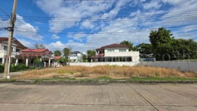 ที่ดิน 85 ตร.ว. ถมแล้ว หมู่บ้านปาริชาติ แปลงมุม ขายถูก ทำเลดี เดินทางสะดวก - รูปที่ 3