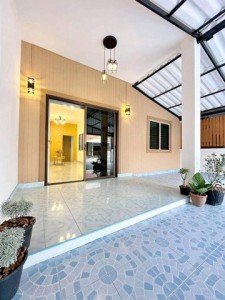 บ้านสวยสไตล์รีสอร์ทรีโนเวทใหม่ทั้งหลัง 100% หมู่บ้านศิลากร พานทอง พื้นที่ 22.5 ตารางวา  2 ห้องนอน1 ห้องน้ำ - รูปที่ 8