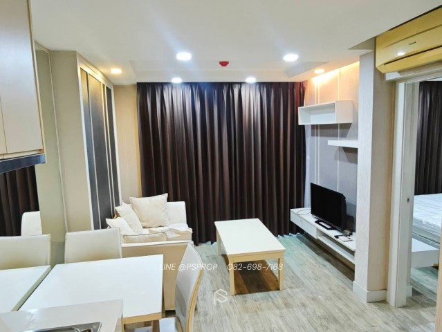 คอนโดเช่าบางเเสน ใกล้ตลาดปาร์คอิน The Prive Boutique Condo Bangsaen เครื่องใช้ไฟฟ้าครบ CR0534