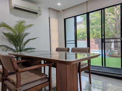 ให้เช่าบ้านเดี่ยว 2 ชั้น 69 ตรว. เลค วิว พาร์ค วงแหวนบางนา หลังมุม ใกล้ป้อมยาม ตรงข้าม Mega Bangna บ้านสวนสวย รีโนเวตใหม่ พร้อมเข้าอยู่ - รูปที่ 8