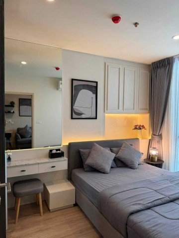 ให้เช่า Nue District R9 ห้องมุม ชั้น 14 | เฟอร์ครบ + เครื่องใช้ไฟฟ้าครบ | พร้อมอยู่ - รูปที่ 3