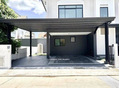 LM26-0097 ขายบ้านเดี่ยว 2 ชั้น คาซ่าวิลล์ จตุโชติ พื้นที่ 52 ตรว  บ้านมือ 1 พร้อมเข้าอยู่ ต่อเติมให้ครบแล้ว - รูปที่ 2