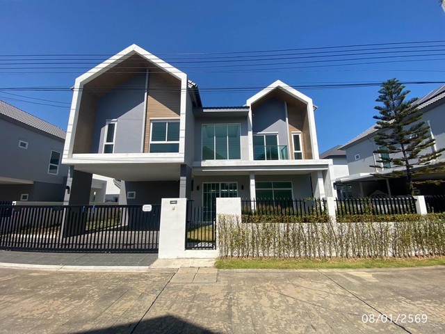 ขายบ้านเดี่ยวปทุมธานี โครงการ บ้านฟ้าปิยรมย์ นอร์เดิร์น วงแหวน-ลำลูกกา คลอง 6  ถนนลำลูกกา