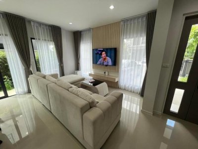 ให้เช่าบ้านแฝด 3 ชั้น 218 ตร.ม. บ้านกลางเมือง THE EDITION RAMA 9 กรุงเทพกรีฑา - รูปที่ 2