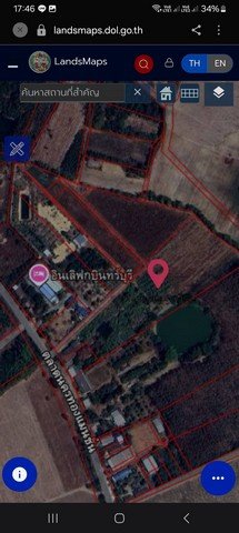 ขายที่ดินอำเภอกบินทร์บุรี จังหวัดปราจีนบุรี 2 แปลงติดกันเนื้อที่รวม 14 ไร่ 3 งาน 74 ตารางวา - รูปที่ 2