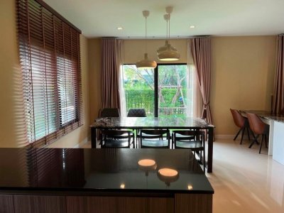 รหัสC7274 ให้เช่าบ้านเดี่ยว 2ชั้น หมู่บ้านบุราสิริ วงแหวน-อ่อนนุช ย่านถนนบางนา กม.7 บ้านตกแต่งพร้อมอยู่ - รูปที่ 2
