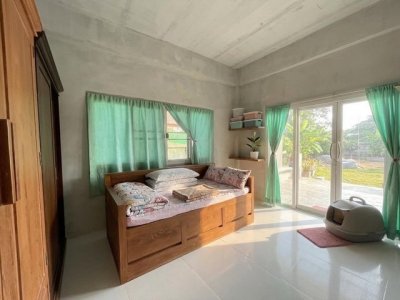 ขายบ้านสวนทำเลดีไม่เข้าซอยซอกแซกติดคลองส่งน้ำวิวสวย บรรยากาศดี - รูปที่ 8