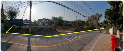 ขายที่ดินสันทราย 4 ไร่ แปลงมุม ติดถนน 2 ด้าน ใกล้ตัวเมืองเชียงใหม่ เหมาะลงทุน - รูปที่ 5