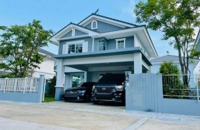 ให้เช่า ขาย บ้านเดี่ยว 2 ชั้น โครงการ วิลลาจจิโอ ศรีนครินทร์-บางนา โครงการ  1 Villaggio Srinakarin-Bangna ตกแต่งสวย เหมาะอยู่อาศัย
