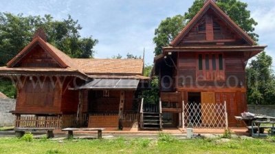 บ้านเดี่ยว บ้านเรือนไทยไม้สักทอง ถูกสุดในโซนทับมา ระยอง