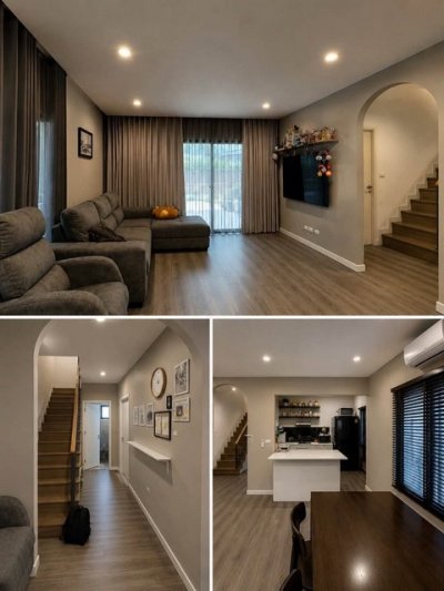 ให้เช่าบ้านเดี่ยวหลังมุม 82 ตร.ว. 4 ห้องนอน ภัสสร บางนา-วงแหวน ต้นโครงการ ใกล้ Clubhouse ใกล้ Mega Bangna จอดรถได้ 8- 10 คัน - รูปที่ 7