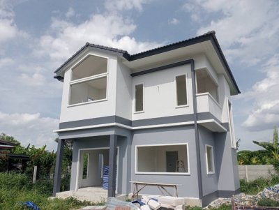 ขายบ้านพร้อมที่ดินสร้างใหม่ ตรงข้าม โรงเรียน วัดชัยสิทธิ์ ปทุมธานี - รูปที่ 2