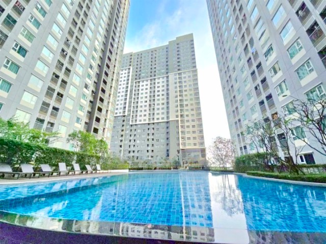 คอนโด Aspire Erawan Tower B ติด BTS ช้างเอราวัณ เช่า 1 นอน 1 น้ำ ขนาด 35.62 ตร.ม.ชั้น 6 ใกล้ตลาดกลางอุดมเดช 900 ม.พร้อมเฟอร์ฯเครื่องใช้ไฟฟ้า