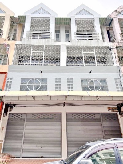 มีนบุรี อาคารพาณิชย์ 3 ชั้น 2 คูหาติดกัน แอร์ 10 เครื่อง รามคำแหง 172-184 ให้เช่าโฮมออฟฟิศขนาดใหญ่ MRTเคหะรามคำแหง 200ม. - รูปที่ 2