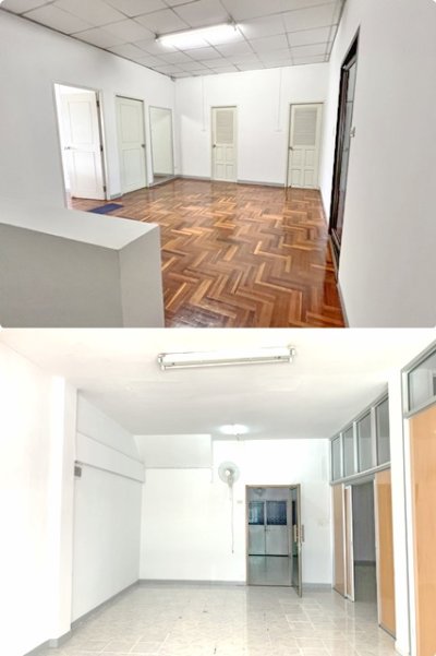 มีนบุรี อาคารพาณิชย์ 3 ชั้น 2 คูหาติดกัน แอร์ 10 เครื่อง รามคำแหง 172-184 ให้เช่าโฮมออฟฟิศขนาดใหญ่ MRTเคหะรามคำแหง 200ม. - รูปที่ 4