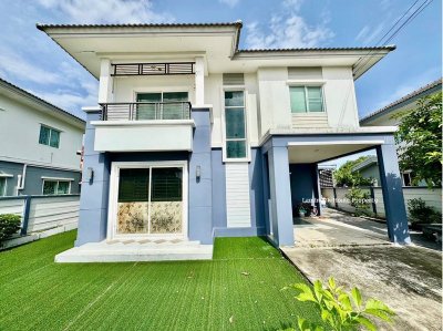 LM26-0132 ขายบ้านเดี่ยว 2 ชั้น พฤกษาวิลเลจ31 เดอะซีซั่น กาญจนาภิเษก บางใหญ่ เนื้อที่ 52.9 ตรว 3นอน 2น้ำ ใกล้ห้างเซ็นทรัล เวสต์เกต - รูปที่ 2