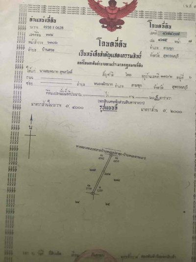 ขายที่ดินเปล่า ทำเลดี อำเภอสามชุก จังหวัดสุพรรณบุรี - รูปที่ 8