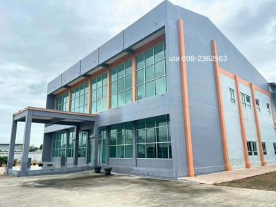 ขายโรงงานใหม่ 2,094 ตร.ม. เนื้อที่ 3 ไร่  ทำเลทอง บางเสาธง สมุทรปราการ