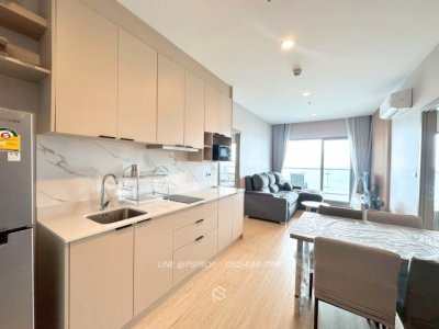 คอนโดเช่าบางพระ ใกล้ตลาดหนองมนติดถนนสุขุมวิท The Symphony Condo ติดชายหาดทะเลCR0554 - รูปที่ 8
