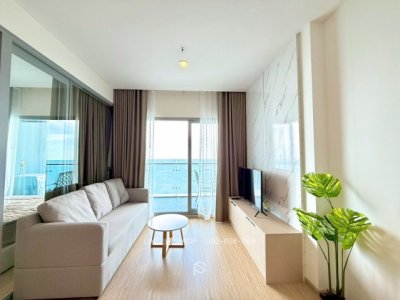 คอนโดเช่าบางพระ ใกล้ตลาดหนองมนติดถนนสุขุมวิท The Symphony Condo ติดชายหาดทะเล ใกล้ตลาดหนองมน เเละม.บูรพาCR0553 - รูปที่ 2