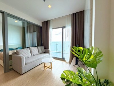 คอนโดเช่าบางพระ ใกล้ตลาดหนองมนติดถนนสุขุมวิท The Symphony Condo ติดชายหาดทะเล ใกล้ตลาดหนองมน เเละม.บูรพาCR0553 - รูปที่ 5
