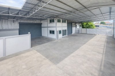 คลองมะเดื่อ พร้อมหม้อแปลงไฟฟ้า 315 KVA  1,500 ตร.ม. กระทุ่มแบน โรงงานให้เช่า  รร.วัดสุวรรณรัตนาราม 250 ม - รูปที่ 2