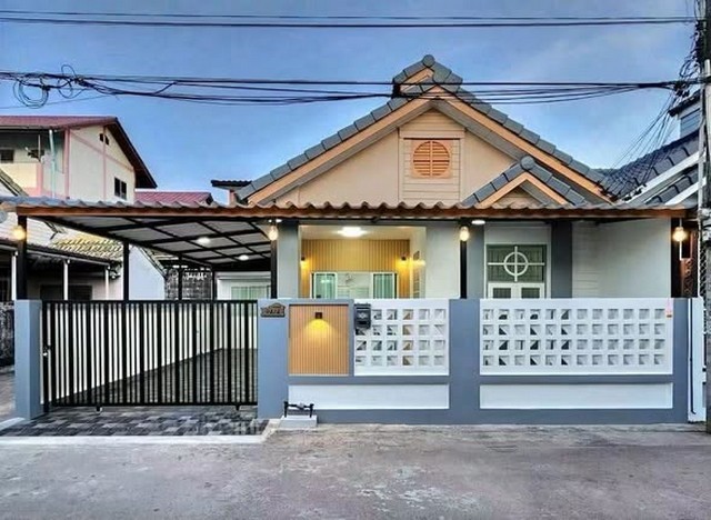 เปิดจอง ทาวน์เฮ้าส์ 1 ชั้น 2นอน 1น้ำ หลังริม รีโนเวทใหม่ จัดเต็ม