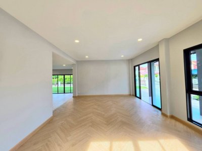 หมู่บ้านประดับดาว 1-4 โซนราชพฤกษ์–ท่าอิฐ  บ้านเดี่ยวหลังมุม ได้พื้นที่และความเป็นส่วนตัว - รูปที่ 7