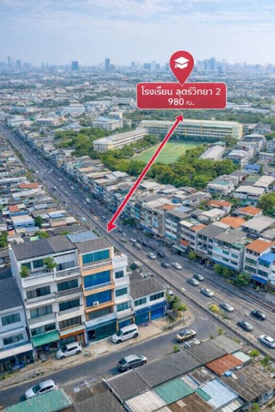 โลตัส สตรีวิทยา2 อาคารพาณิชย์ 4.5 ชั้น ที่จอดรถหน้าอาคาร คุณคือผู้ใช้คนแรก นาคนิวาส สตรีวิทยา2  สุคนธสวัสดิ์  อาคาร 5 นอน 3 น้ำ และ - รูปที่ 2