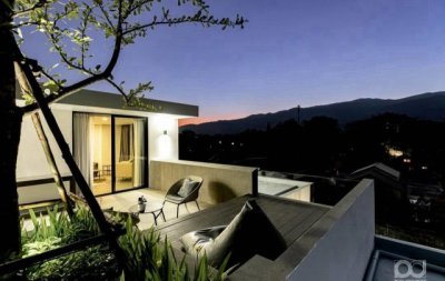 โซนนิมมาน ให้เช่า 160,000 บาท/เดือน Luxury Pool Villa บ้าน 3.5 ชั้น #ใกล้นิมมาน พร้อมลิฟต์ส่วนตัว และ Rooftop Terrace #วิวดอยสุเทพ - รูปที่ 2