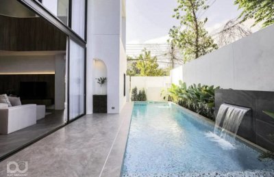 โซนนิมมาน ให้เช่า 160,000 บาท/เดือน Luxury Pool Villa บ้าน 3.5 ชั้น #ใกล้นิมมาน พร้อมลิฟต์ส่วนตัว และ Rooftop Terrace #วิวดอยสุเทพ - รูปที่ 8