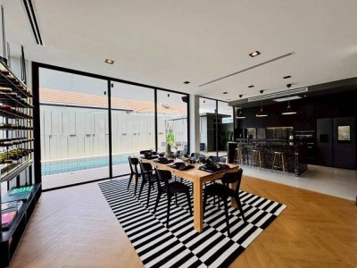 ให้เช่า Modern Pool Villa หรูติดหาดจอมเทียน วิลล่าหรูสร้างใหม่ เดินไปหาดได้ TP-H2466 - รูปที่ 3