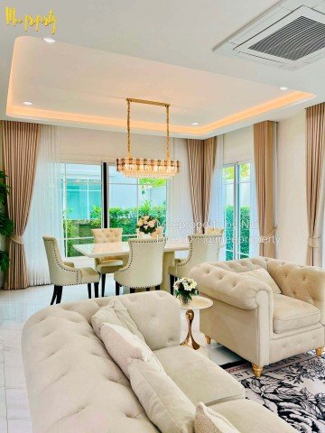 ขาย / ให้เช่า (แกรนดิโอ บางนา กม.5) PRIVATE CORNER HOUSE บ้านหลังมุม โซนส่วนตัว ที่ดิน 74 ตร.วา พื้นที่ใช้สอย 258 ตร.ม. ME-298 - รูปที่ 4