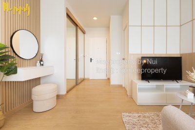 #ขายคอนโดพร้อมอยู่ ไอเฮาส์ พระราม 9 (I-House Rama 9) Studio 27 ตร.ม. ใกล้โรงพยาบาลปิยะเวช พระราม 9 ห้องรีโนเวทใหม่ สวย พร้อมอยู่ ME-257 - รูปที่ 3