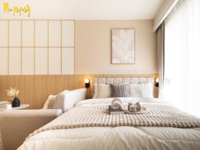 #ขายคอนโดพร้อมอยู่ ไอเฮาส์ พระราม 9 (I-House Rama 9) Studio 27 ตร.ม. ใกล้โรงพยาบาลปิยะเวช พระราม 9 ห้องรีโนเวทใหม่ สวย พร้อมอยู่ ME-257 - รูปที่ 2