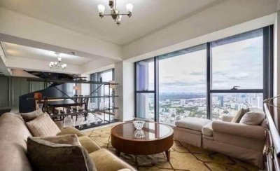 CR 797 ให้เช่า The Met Sathorn Duplex ชั้นสูง 54-55 ขนาด 366 ตร.ม. 4 ห้องนอน วิวแม่น้ำเจ้าพระยา Rare Unit พร้อมเฟอร์นิเจอร์ Chanintr - รูปที่ 6