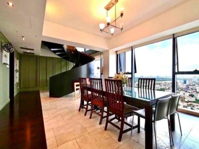 CR 797 ให้เช่า The Met Sathorn Duplex ชั้นสูง 54-55 ขนาด 366 ตร.ม. 4 ห้องนอน วิวแม่น้ำเจ้าพระยา Rare Unit พร้อมเฟอร์นิเจอร์ Chanintr - รูปที่ 4
