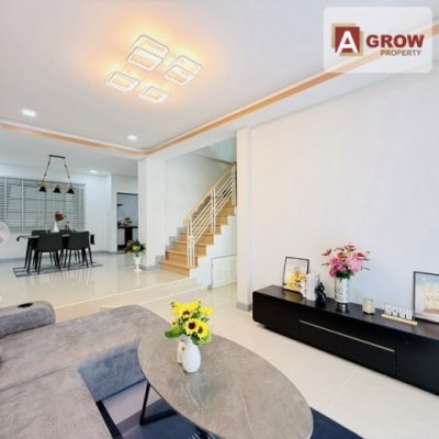 หมู่บ้านรื่นฤดี 5 รามอินทรา-หทัยราษฎร์ ถนนเมน บ้านสวย ทำเลดี บรรยากาศน่าอยู่ ตกแต่งครบพร้อมเข้าอยู่ - รูปที่ 3