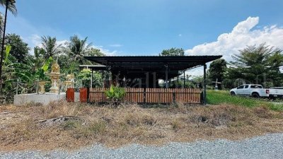 บ้านเดี่ยว ที่ดิน 1 ไร่ 3 งาน คลองชะโด สามชุก สุพรรณบุรี วิวสวย - รูปที่ 2