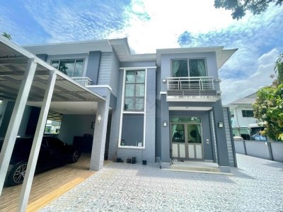 ให้เช่าบ้านเดี่ยว 2 ชั้น 99.6 ตรว. เพอร์เฟค มาสเตอร์พีช พระราม9 ใกล้มหาวิทยาลัยสแตมป์ฟอร์ด ใกล้ APL หัวหมาก วิวทะเลสาปสวย - รูปที่ 8