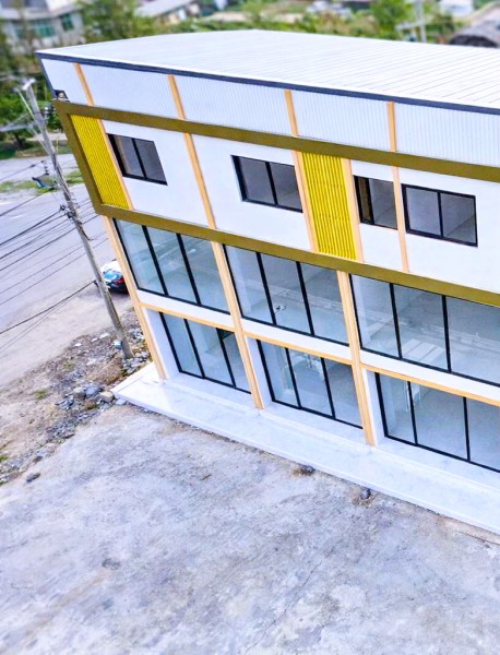 โรบินสัน บ่อวิน 4กม. โคตรกว้าง อาคารให้เช่า 3 ชั้น เปิดซิง! วัดบ่อวิน 2.4กม. 28ตรว. 238ตรม. นิคมปิ่นทอง3 3.4กม.