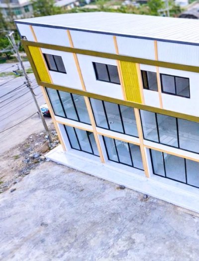 โรบินสัน บ่อวิน 4กม. โคตรกว้าง อาคารให้เช่า 3 ชั้น เปิดซิง! วัดบ่อวิน 2.4กม. 28ตรว. 238ตรม. นิคมปิ่นทอง3 3.4กม.