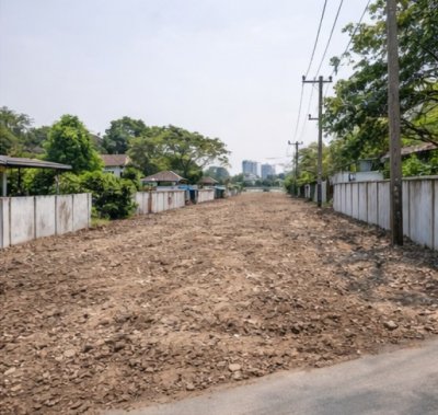 ที่ดิน 3 งาน 10 ตร.ว.ใกล้รร.ราชวินิตประถมบางแค 800 ม.ที่ดินถมแล้วทั้งแปลง หน้าทะเลสาบ รูปสี่เหลี่ยมสวย ทำเลศักยภาพเพชรเกษม เหมาะสร้างบ้านหรู - รูปที่ 3