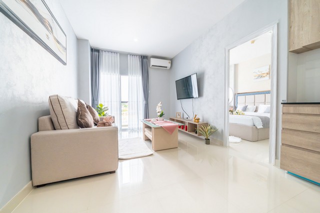 ขายคอนโด CC Condominium 2 พัทยา ห้องใหญ่ 34.85 ตร.ม. 1 ห้องนอน เฟอร์ครบ