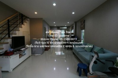 DSL-799 ขาย ทาวน์เฮ้าส์ ขายทาวน์โฮม 3 ชั้น (ห้องหัวมุม) ในหมู่บ้าน ซ.สุขุมวิท 62 ใกล้ BTS บางจาก 30 ตร.ว. 3 น 3 น้ำ 2 จอดรถ 6.5 ล้านบาท - รูปที่ 7